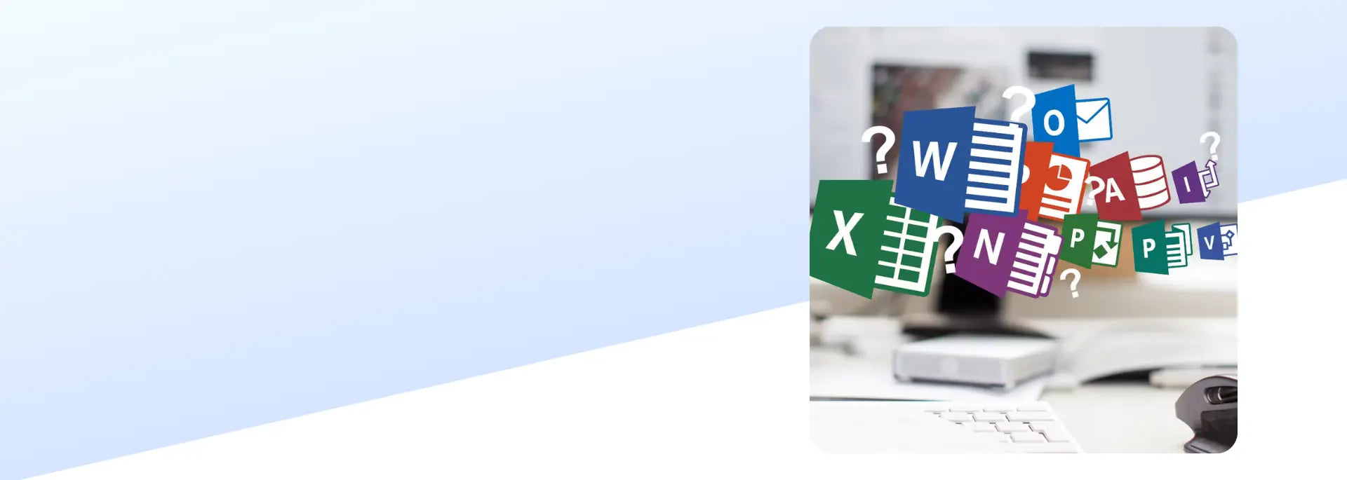 Premium Software Microsoft Floating icon banner image