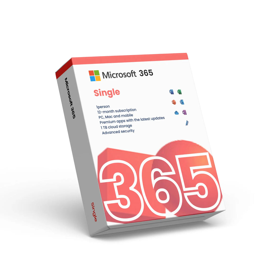 Microsoft 365 Single | 1 Person | Pc, Mac and Mobile 